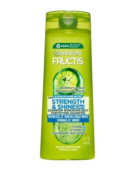 GARNIER Fructis Siła i Blask 2w1 Szampon do włosów normalnych 400 ml