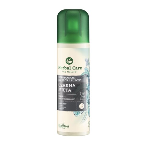 HERBAL CARE Dezodorant do stóp i butów Czarna mięta 150 ml