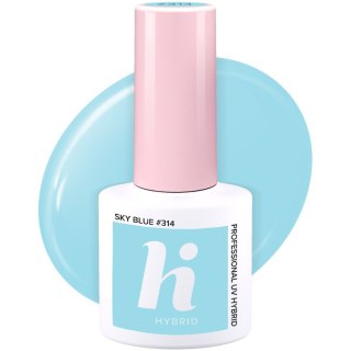 HI HYBRID Lakier hybrydowy Travel #314 Sky Blue 5ml