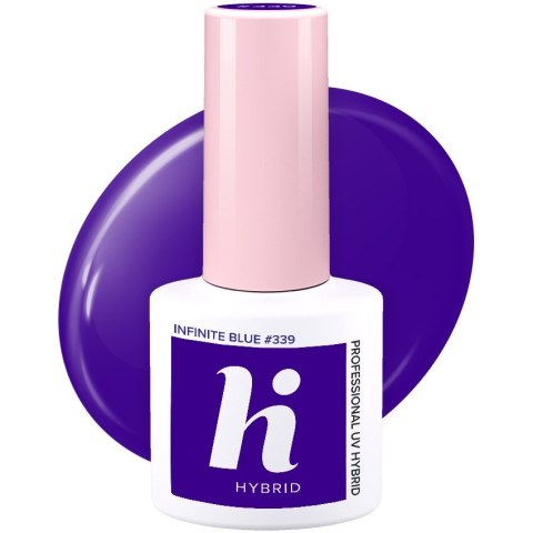 HI HYBRID Lakier hybrydowy Travel #339 Infinite Blue 5ml HI HYBRID Lakier hybrydowy Travel #339 Infinite Blue 5ml