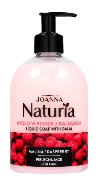 JOANNA Naturia Body Mydło w płynie z balsamem Malina 500 ml