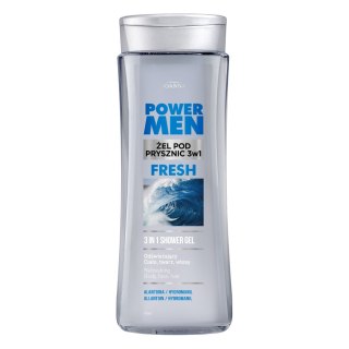 JOANNA Power Men Żel pod prysznic 3w1 Fresh - Alantoina i Hydromanil 300 ml