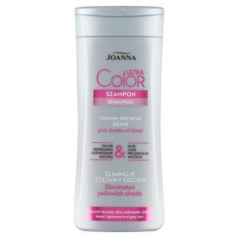 JOANNA Ultra Color Szampon - różowe odcienie blondu 200 ml JOANNA Ultra Color Szampon - różowe odcienie blondu 200 ml