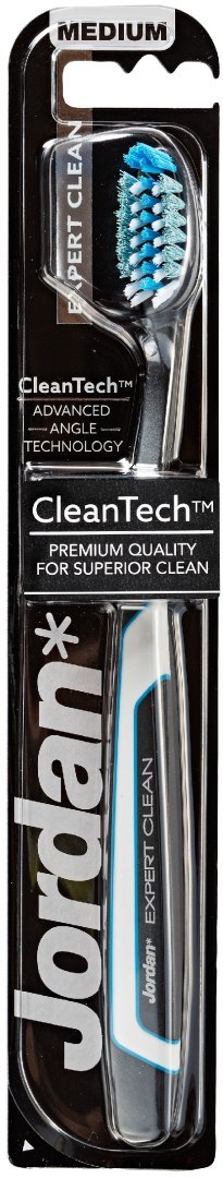 Jordan Szczoteczka do zębów Expert Clean medium - mix kolorów 1szt