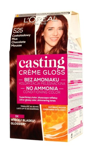 LOREAL Casting Creme Gloss Krem koloryzujący nr 525 Czekoladowy Mus 1op.