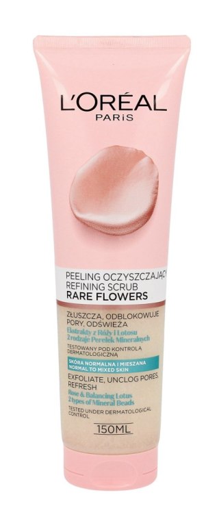 LOREAL Skin Ekspert Peeling oczyszczający Rare Flowers do skóry normalnej i mieszanej 150 ml