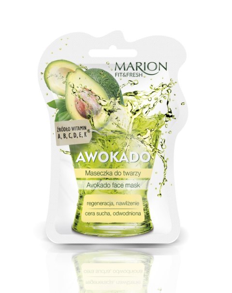 MARION Fit & Fresh Maseczka do twarzy - Awokado 7.5 ml