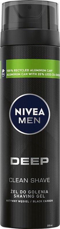 NIVEA MEN Żel do golenia Deep Clean Shave 200 ml