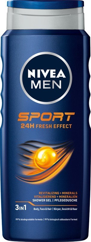 NIVEA MEN Żel pod prysznic Sport 24H Fresh Effect 500 ml