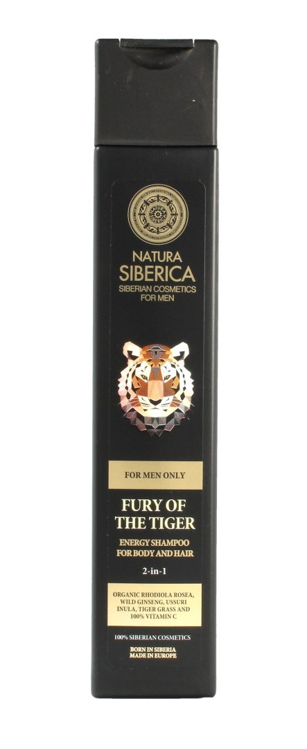 Natura Siberica Men Szampon 2w1 do Włosów i ciała Energia Tygrysa 250 ml