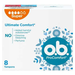 O.B.ProComfort Ultimate Super komfortowe tampony 1op.-8szt