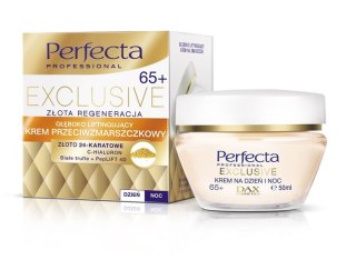 PERFECTA Exclusive 65+ Krem przeciwzmarszczkowy - Głęboko Liftingujący na dzień i noc 50ml