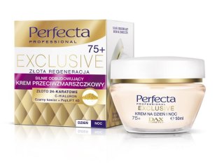 PERFECTA Exclusive 75+ Krem przeciwzmarszczkowy - Silnie Odbudowujący na dzień i noc 50ml