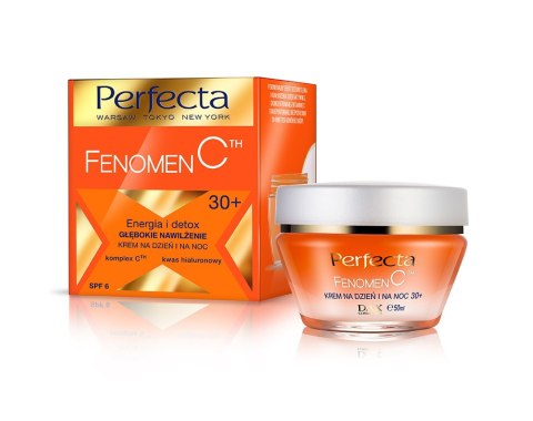 PERFECTA Fenomen C 30+ Krem na dzień i na noc Energia i detoks, Głębokie nawilżenie 50 ml