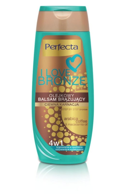 PERFECTA I Love Bronze Balsam brązujący olejkowy - ciemna karnacja 250 ml