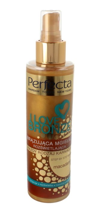 PERFECTA I Love Bronze Brązująca mgiełka rozświetlająca 200 ml