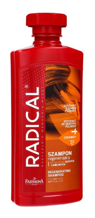 RADICAL Szampon regenerujący do włosów suchych i łamliwych 400 ml