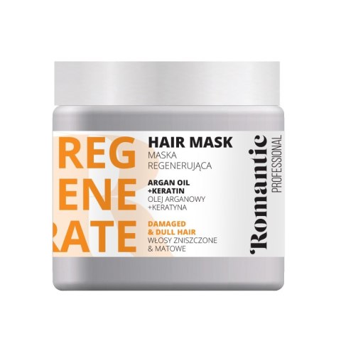 Romantic Professional Maska do włosów Regenerate 500ml Romantic Professional Maska do włosów Regenerate 500ml