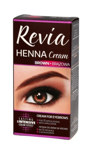 Verona Revia Henna do brwi w kremie Brązowa 15ml