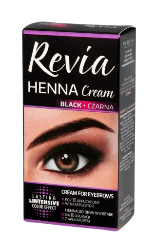 Verona Revia Henna do brwi w kremie Czarna 15ml