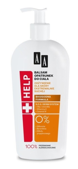 AA HELP Balsam-opatrunek do ciała - skóra ekstremalnie sucha 400ml