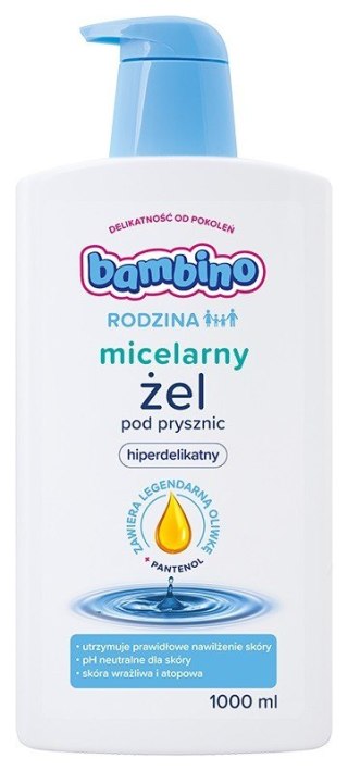 BAMBINO Rodzina Micelarny żel pod prysznic hiperdelikatny 1000 ml