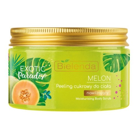 Bielenda Exotic Paradise Peeling cukrowy do ciała nawilżający Melon 350g