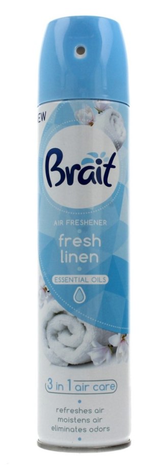 Brait Air Care 3in1 Odświeżacz powietrza klasyczny Fresh Linen 300ml