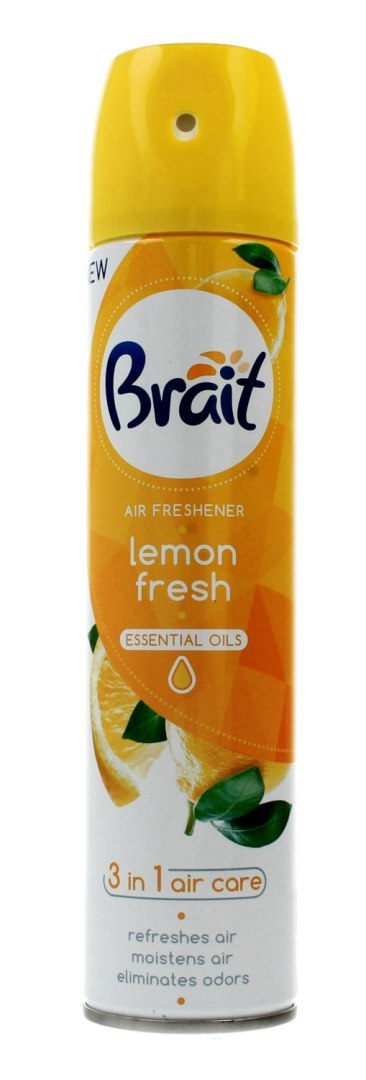 Brait Air Care 3in1 Odświeżacz powietrza klasyczny Lemon Fresh 300ml