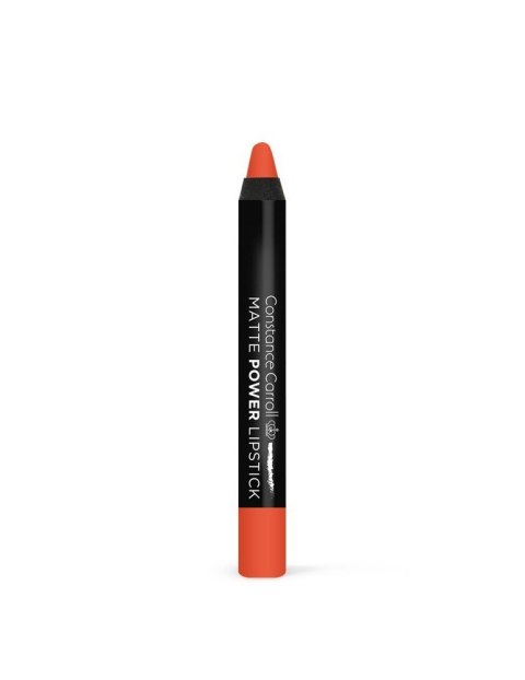 Constance Carroll Matte Power Lipstick Pomadka matowa w kredce nr 05 Dark Peach 1szt