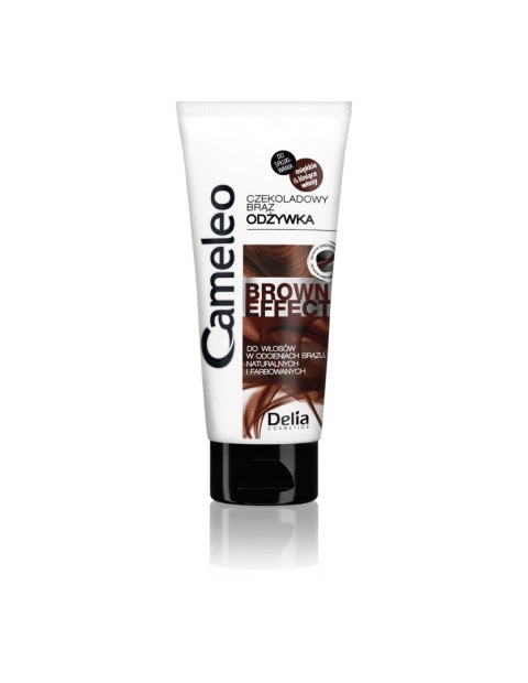 Delia Cosmetics Cameleo Brown Effect Wzmacniająca odżywka z efektem pogłębienia koloru dla brunetek 200ml Delia Cosmetics Cameleo Brown Effect Wzmacniająca odżywka z efektem pogłębienia koloru dla brunetek 200ml