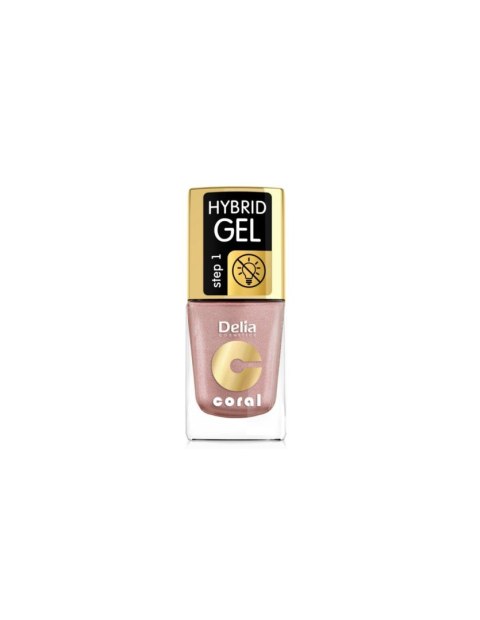 Delia Cosmetics Coral Hybrid Gel Emalia do paznokci nr 42 nude 11ml Delia Cosmetics Coral Hybrid Gel Emalia do paznokci nr 42 nude 11ml