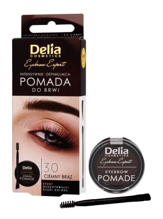 Delia Cosmetics Eyebrow Expert Pomada do brwi Ciemny Brąz