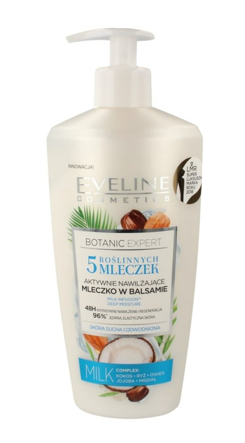 EVELINE Botanic Expert Mleczko do ciała w balsamie aktywnie nawilżające 350 ml