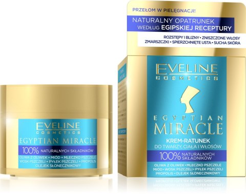 EVELINE Egyptian Miracle Krem-ratunek do twarzy, ciała i włosów 40 ml EVELINE Egyptian Miracle Krem-ratunek do twarzy, ciała i włosów 40 ml