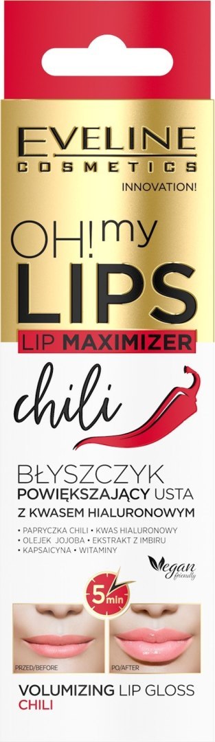 EVELINE Oh! My Lips Maximizer Balsam powiększający usta Chili 4.5 ml