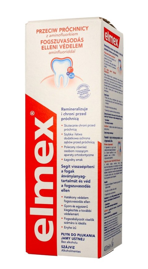 Elmex Płyn do płukania jamy ustnej Przeciw Próchnicy 400ml