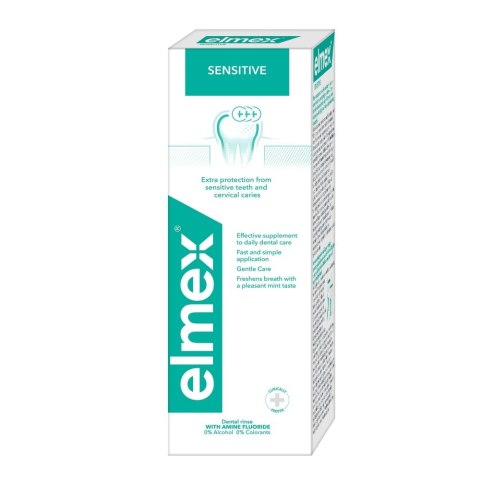 Elmex Płyn do płukania jamy ustnej Sensitive Plus 400ml