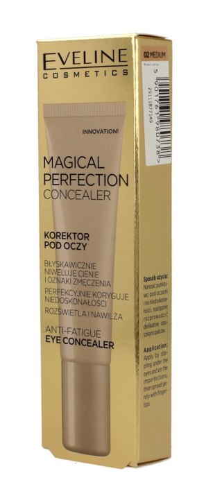 Eveline Magical Perfection Concealer Korektor pod oczy 02 Medium 15ml