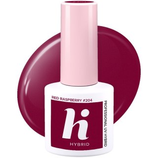 HI HYBRID Lakier hybrydowy Choco & Latte #204 Red Raspberry 5ml