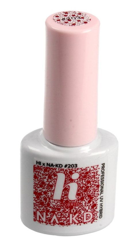 HI HYBRID Lakier hybrydowy Na-Kd #203 Red Elements 5ml HI HYBRID Lakier hybrydowy Na-Kd #203 Red Elements 5ml