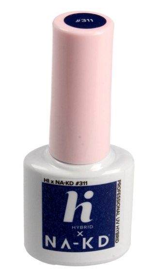 HI HYBRID Lakier hybrydowy Na-Kd #311 Deep Blue Shine 5ml