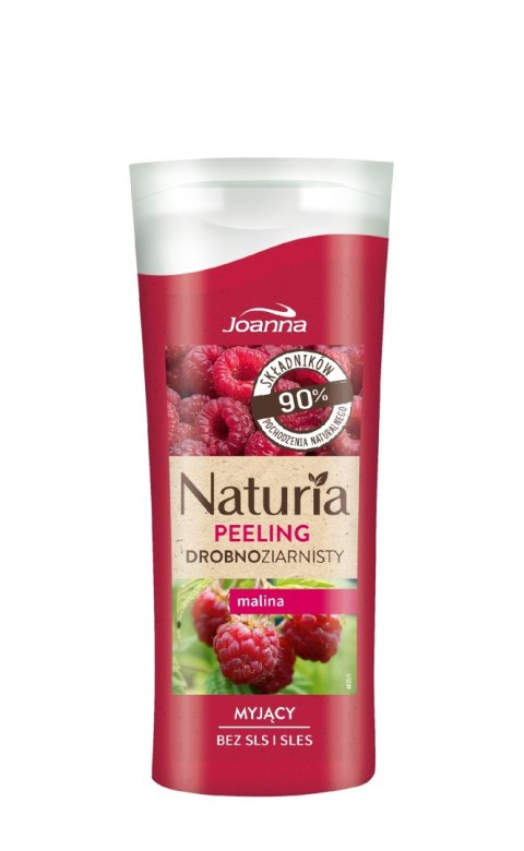 JOANNA Naturia Peeling drobnoziarnisty do ciała Malina 100 g