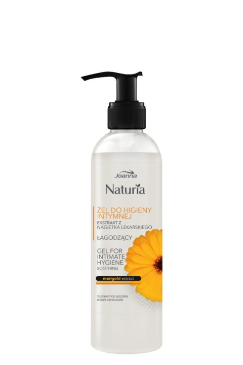 JOANNA Naturia Żel do higieny intymnej łagodzący z nagietkiem 240 ml JOANNA Naturia Żel do higieny intymnej łagodzący z nagietkiem 240 ml