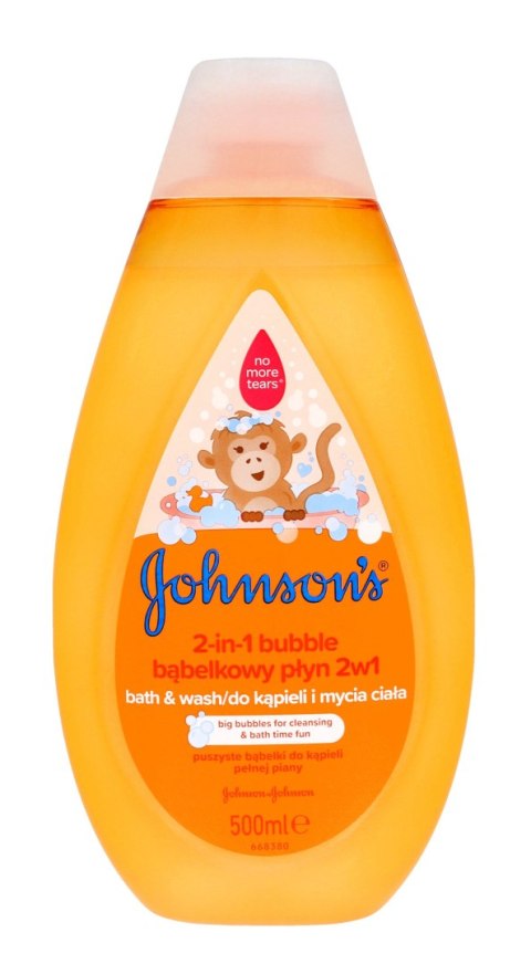 Johnson`s Baby Bubble Bąbelkowy Płyn do kąpieli 2w1 dla dzieci 500ml