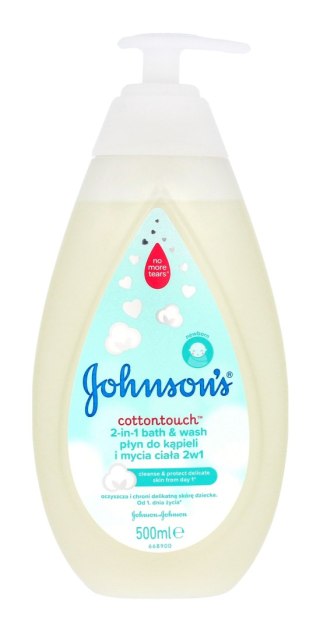 Johnson`s Baby Cotton Touch Płyn do kąpieli i mycia ciała 2w1 dla dzieci 500ml