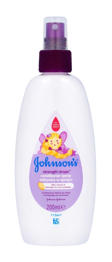 Johnson`s Baby Strenght Drops Odżywka w sprayu do włosów 200ml