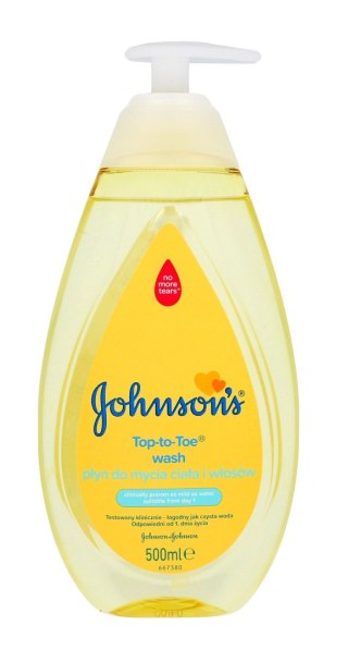 Johnson`s Baby Top-To-Toe Płyn do mycia ciała i włosów dla dzieci 500ml