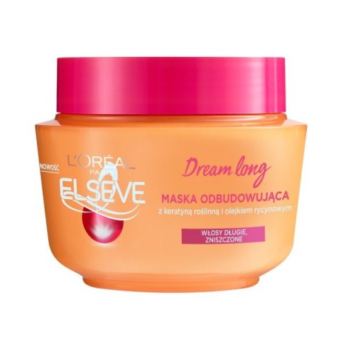 LOREAL ELSEVE Dream Long Maska odbudowująca do włosów długich i zniszczonych 300 ml LOREAL ELSEVE Dream Long Maska odbudowująca do włosów długich i zniszczonych 300 ml