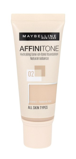 Maybelline Affinitone Podkład nr 02 Light Porcelain - tuba 30ml
